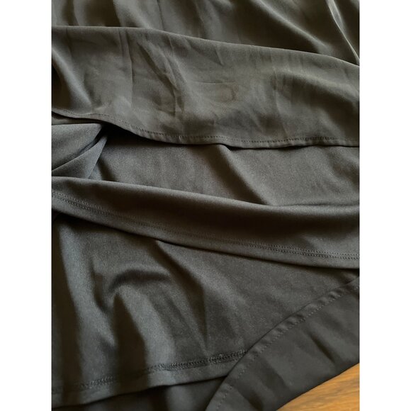 Sami & Jo black embroidered front long open sleeved dress size 2X - Picture 5 of 11